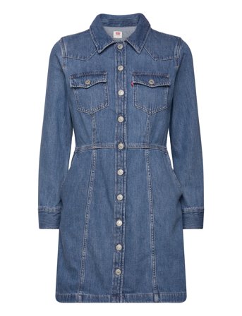 Levi's | Flynn Western Core Dress Med Indigo - Worn In | M