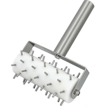 Pizzadeig Docker Rullepinner Bakverk Deigverktøy, Rustfritt Stål Håndtak Rullepinne Puncher For Kake Pai Cookies Brød Bakverk Baking Matlagingsverktøy