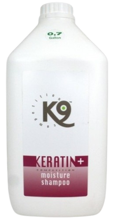 K9 Shampoo Keratin Moisture keratiinishampoo koirille, 5.7L