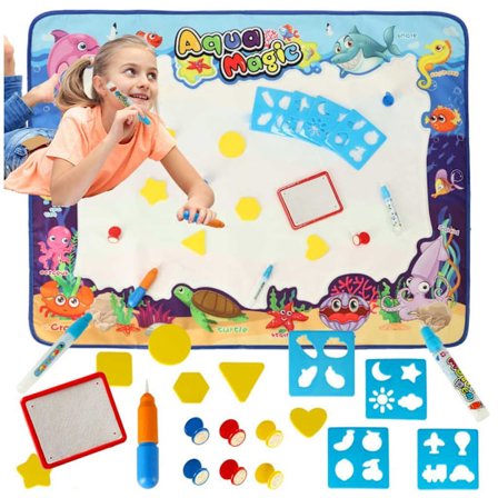 Ritmatta för Barn med Vattenpenna – 100×80 cm