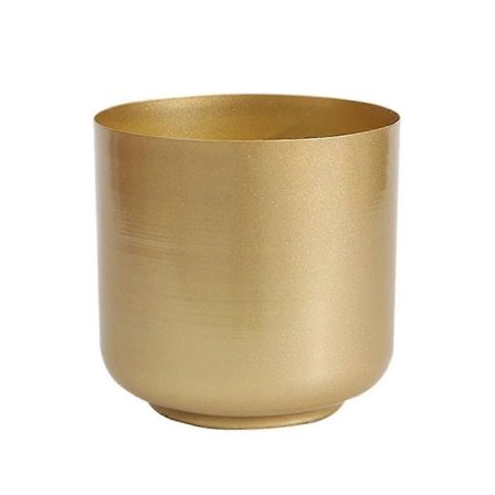 Moderni vasaralla taottu pieni sisäruukku sylinterimäinen koristeellinen lic , , kukille ja -Täydellinen