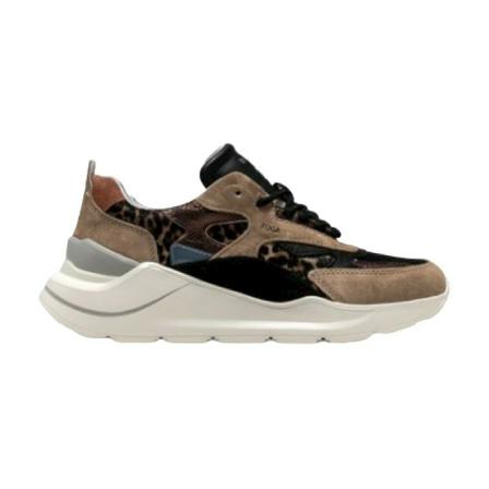 D.a.t.e. Sneakers , Beige , Dames , Maat: 36 EU