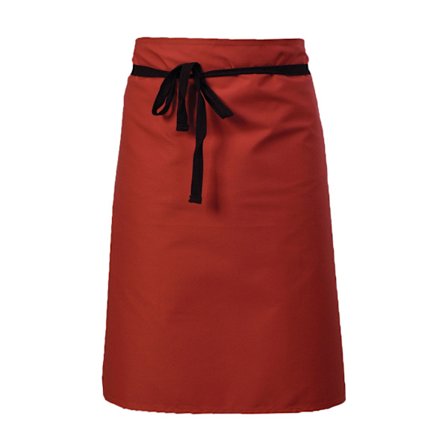 BonChef 61 cm forklæde One Size Sort Sort Black Red One Size