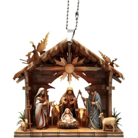 Joulukoristeet Kohtauskoristeet Koristeen Syntymä Kohtaus Joulukuusikoriste Akryyli 3D Kohtausriipus Juhlava