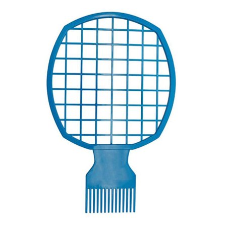 Kiharat hiukset kampa Tin Foil Hot Perm kampa SININEN