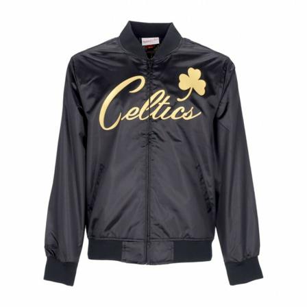Mitchell & Ness satin Jakke Sort, Herre