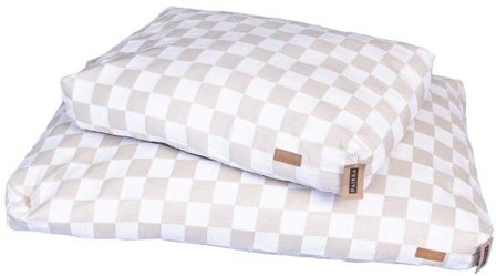PAIKKA Check Mattress Beige 85 x 55 cm