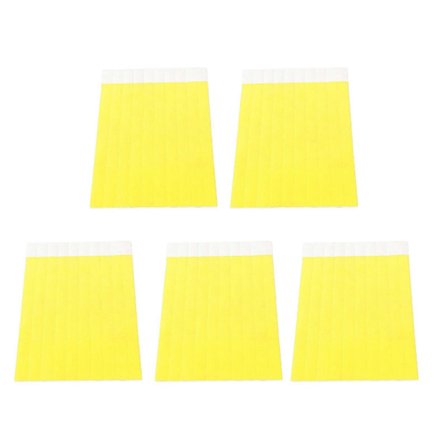 Papirarmbånd, Gul, Engangs, Vanntett, Rivsikker