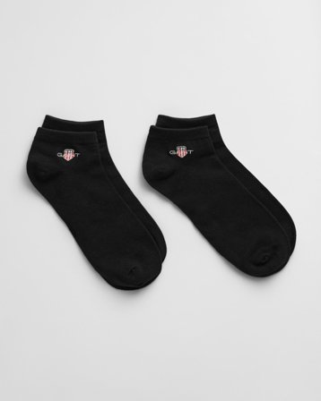 GANT Teenager 2er-Pack Sneaker-Socken (37-39) Schwarz Grau