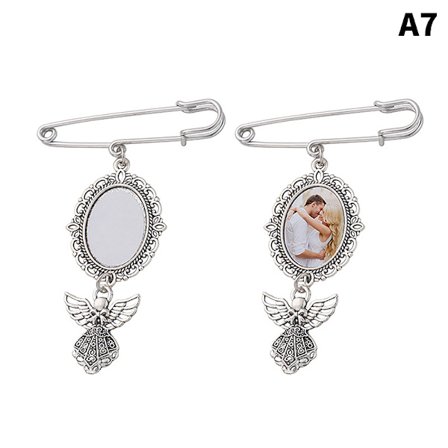 Valokuvakoru itse tekemällä hääkoru soikea alumiinilevy Ph