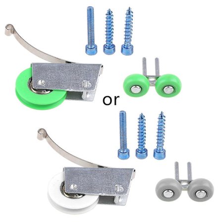 Skyvedørshjul til garderobe, lydløse metallvindu skyvedør kulelager ruller