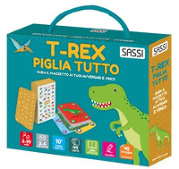 T-rex piglia tutto. Ediz. a colori. Con 40 stickers. Con 44 Carte Irena Trevisan