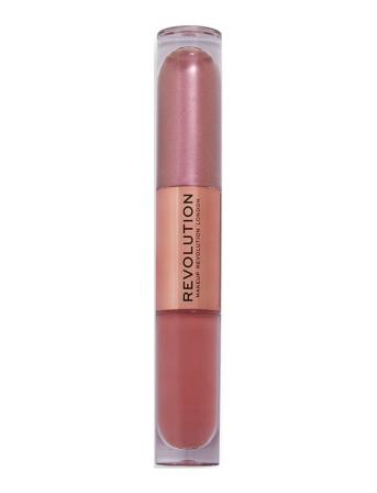 Revolution Double Up Liquid Shadow Blissful Pink Beauty Women Makeup Eyes Eyeshadows Eyeshadow - Not Palettes Pink Makeup Revolution