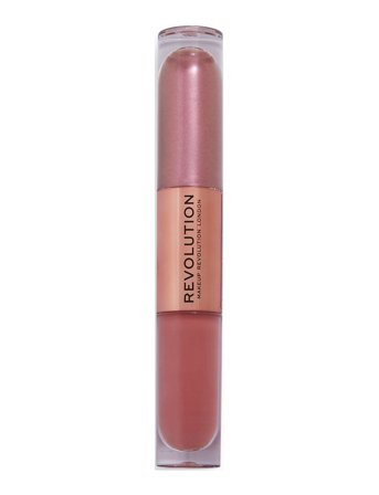 Revolution Beauty London Revolution Double Up Liquid Shadow Blissful Pink - Pink - 2.2 ml