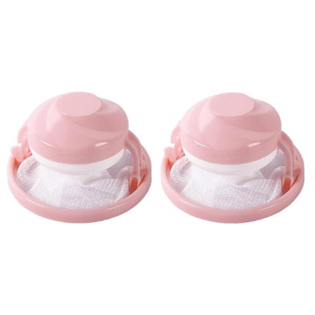 2/3 stk Vaskemaskine Hårfilter Flydende Lint Mesh Pose Genanvendelig Hår Fangere Til