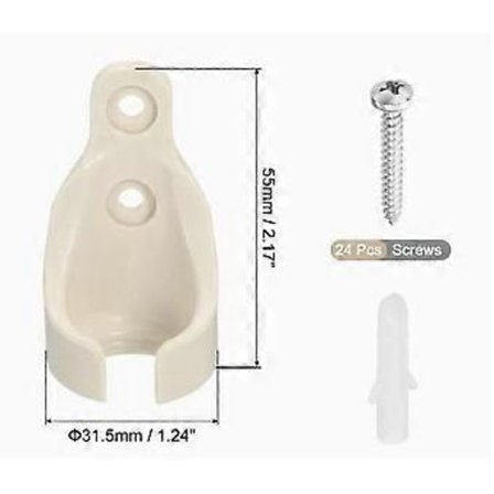 2 st Rullgardinsfästen Ersättningsdelar För Inomhus & Utomhus Solskydd Rullgardin Monteringsdetaljer UV-skydd Justerbar För Hem Trädgård Användning