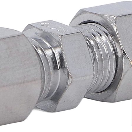 10 kpl Jarruputken Liitin Kromattu Kuparinen Jarruputkiliitin 4,75 mm:n putkelle