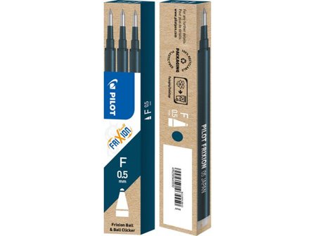 PILOT Refill Frixion 0,5mm sv.blå 3/fp - Lyreco - Kontorsmaterial - Pennor - Pennpatroner