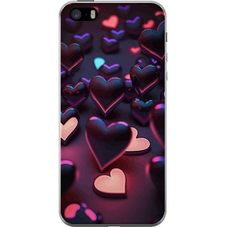 Yhteensopiva Puhelinkuori Apple Apple iPhone SE (2016) KeskiyönSydämet