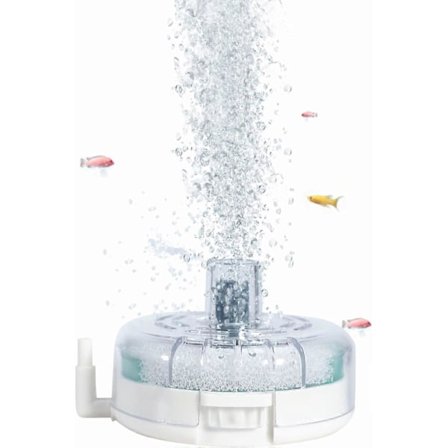 Akvariefilter med luftsten, svampfilter och biokemiskt filtermaterial, tyst filter för 10-25 liters akvarium