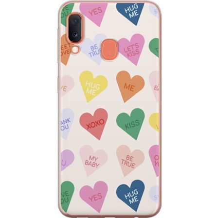 Kompatibelt Mobilskal till Samsung Samsung Galaxy A20e CandyHearts