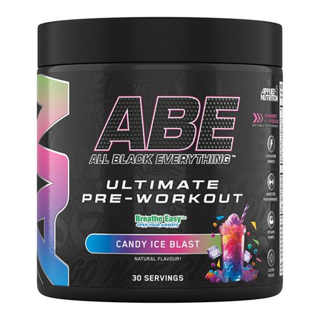 Komplett PWO Applied Nutrition ABE PWO 315 g, Candy Ice Blast - Bodyman.dk