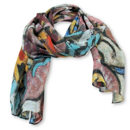 Lizzy & Coco Shawl Opal Fauves , Bruin , Dames , Maat: ONE Size Sjaals