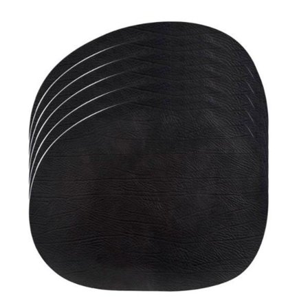 Aida RAW Buffalo bordbrikker 6 stk' - 'Svart