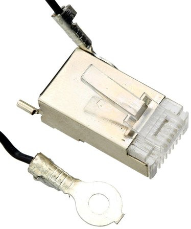 Ubiquiti TOUGHCable RJ-45 Connector ESD Lightning Protection, Shielded