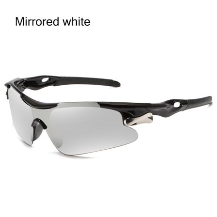 Sports Solbriller til Mænd Solbriller SPEJLET HVID SPEJLET