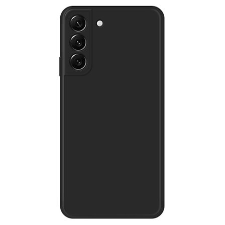 Skråt gummibelagt cover mod fald til Samsung Galaxy S22 - Sort