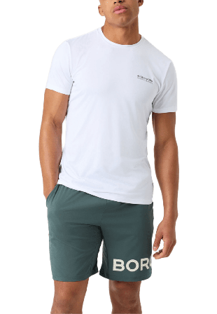 Björn Borg Graphic T-Shirt Underkläder Herr Vit M