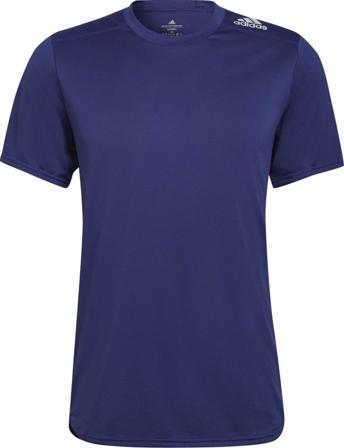 Adidas Men's Designed 4 Running T-Shirt Men Short sleeved fitness sweater Blue XXL