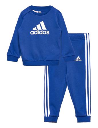 Badge Of Sport French Terry Jogger Sets Sweatsuits Blå Adidas Performance