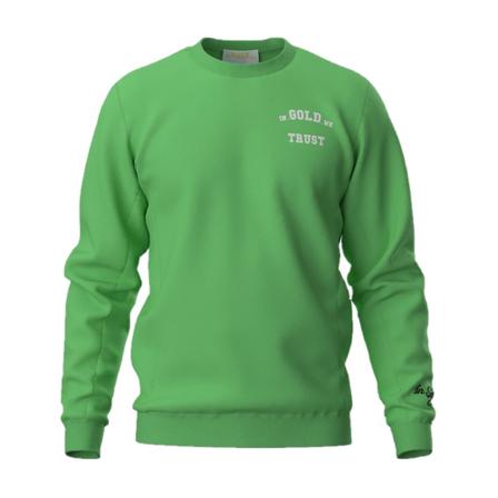 In Gold We Trust, The Slim Light Crewneck Groen, Heren, Maat:M