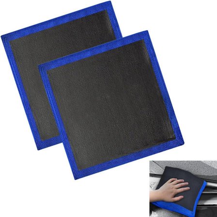 2 stk. - Bil Ler Klud - Bilvask Håndklæde - Bil Rengøringshåndklæde - Ler Bar - Ler Håndklæde