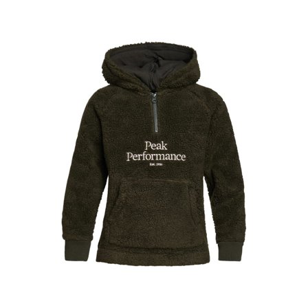 Peak Performance Junior Original Pile Half Zip Children Mid layer tops Green 130