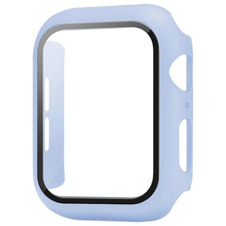 Härdat glas + fodral för Apple Watch 46 mm 44 mm 45 mm 41 mm 40 mm 42 mm skärmskydd för iWatch serie 10 9 8 7 6 SE 5 tillbehör