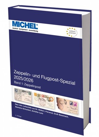 MICHEL - Zeppelin/Luftpost 2025/2026 - Bind 1 - Frimærkekatalog