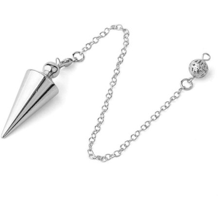 2 st Metallisk Koppar Spirit Point Pendel för Healing Divination