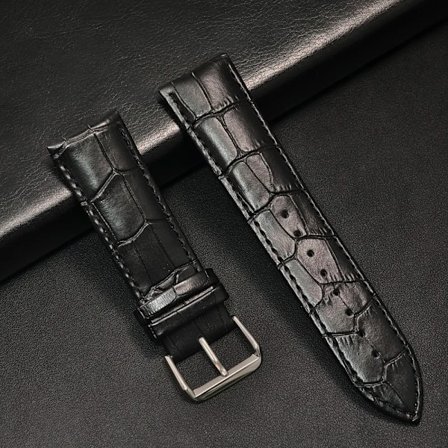 20mm 22mm Läderarmband för Samsung Galaxy Watch 7/6/5/4 40 44mm Gear Band Vintage Armband för Xiaomi Redmi Watch 3 Lite/Active