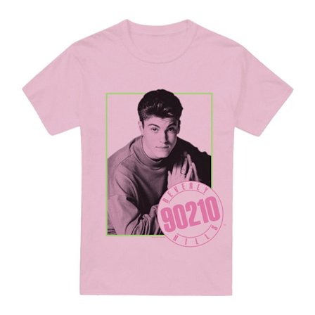 90210 Unisex Vuxen David T-Shirt M Rosa
