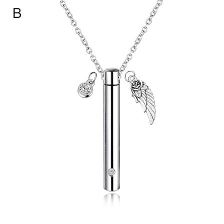 Suosituin lemmikkieläinten muistokoru, jossa on upotettuja timantteja, koruja, ruostumatonta terästä, luova lemmikkieläinten muistoesine, tuhkauurna, 