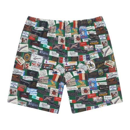 Supreme Shorts grön, Herr, Herr, Storlek: L