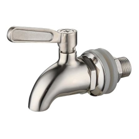 304 Rostfritt Stål Vinkran Dryck Juice Kran Kran Kulventil Bubbel Vinkran Kran Öl Kran 12mm