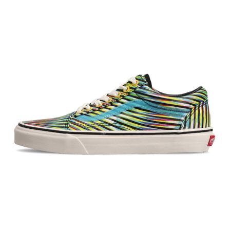 Vans, Old Skool Anderson Paak Sneakers Groen, Dames, Maat:36 EU,Katoen,multicolor