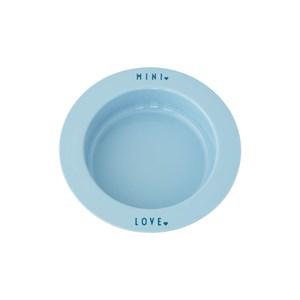 Design Letters Blue Mini Deep ECOZEN Favorite Plate One Size - Tableware - One size - Blue