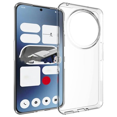Nothing Phone (3a) Pro Case 2.0mm joustava Anti-Scratch Clear Puhelin Cover