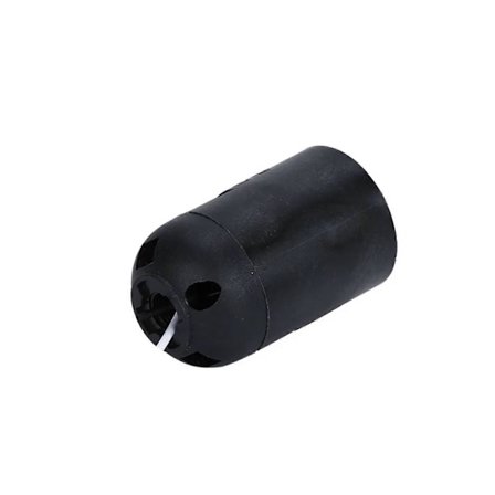 Skruelampeholder E14 E27 Dobbelt Base, Sort Hvid, LED Lyshoved Sokkel, Bordlampe Fod, 4A 250V (FMY)