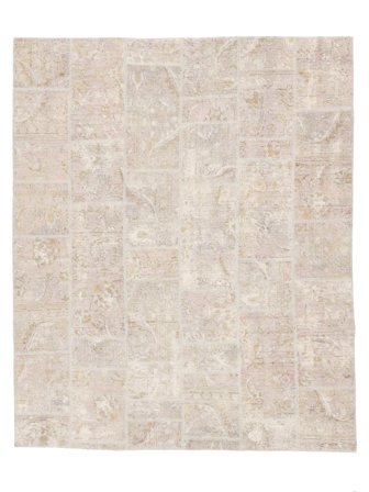 Patchwork Vloerkleed 200X240 Oranje/Beige Wol, Perzië